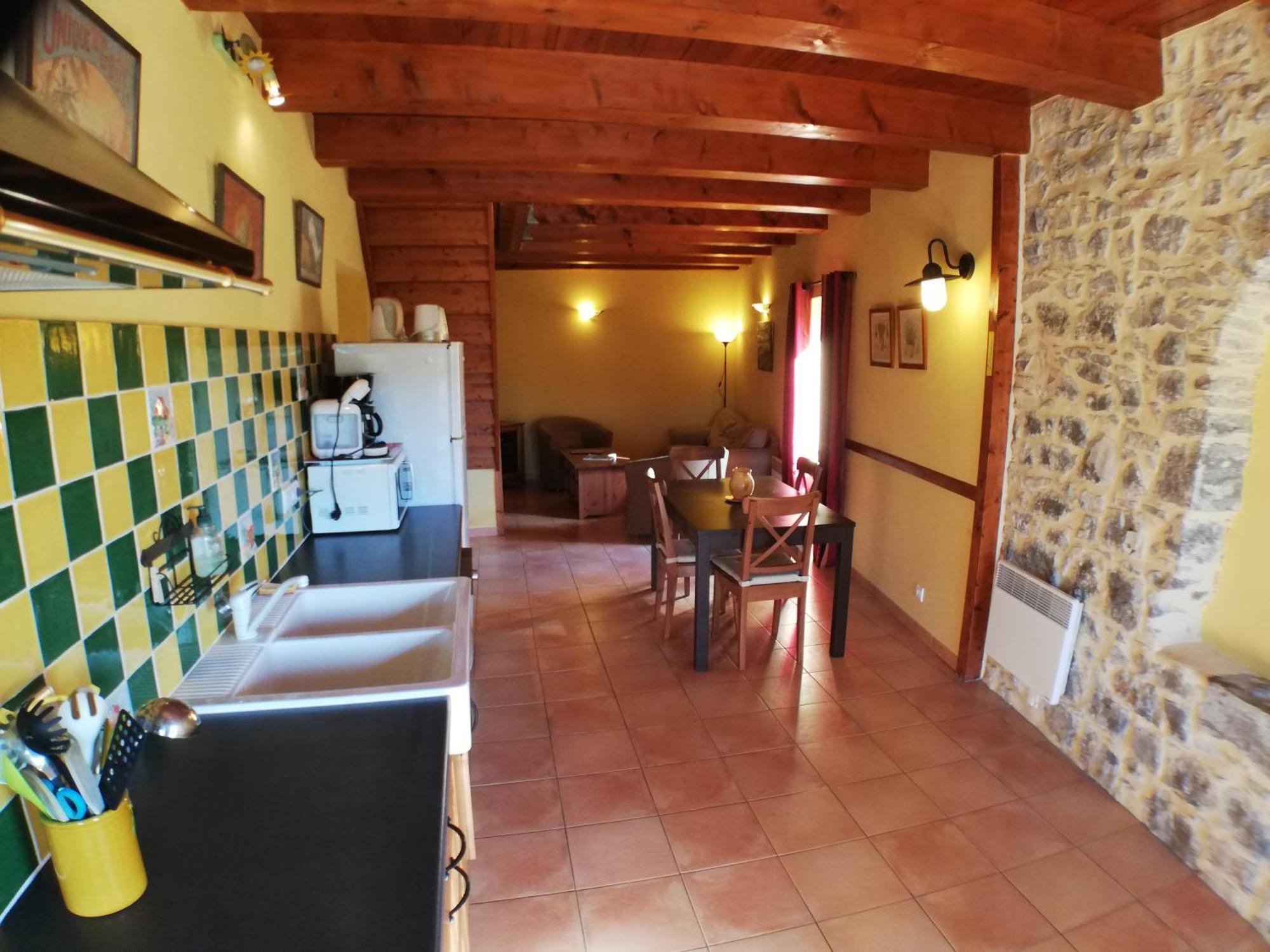 Gites Domaine De La Barnerie Saint Alban Auriolles Szoba fotó